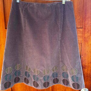 Boden corduroy skirt.